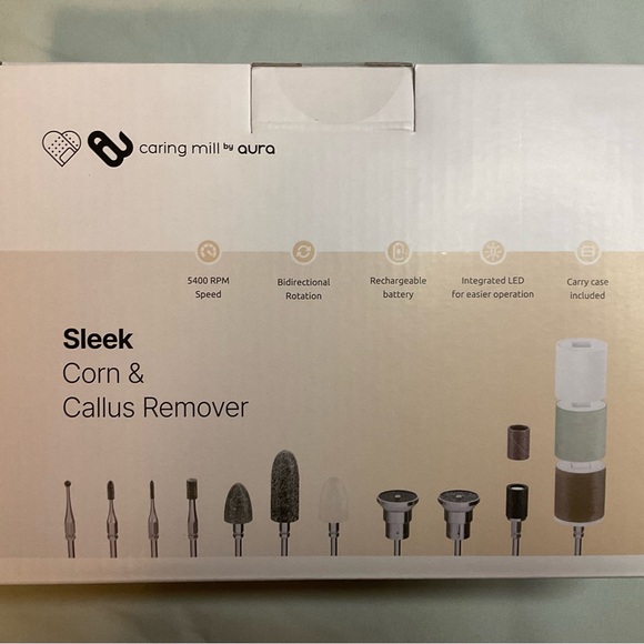 Caring Mill by Aura Sleek Callus, Corn and Ingrown Toe Nail Remover - Picture 2 of 5